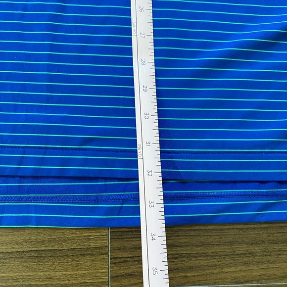 Peter Millar Summer Comfort Navy Striped Polo Shirt xxl - Picture 12 of 12